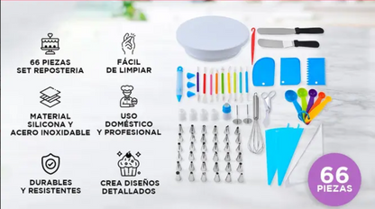 Kit Reposteria 66 Piezas