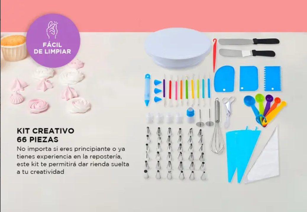 Kit Reposteria 66 Piezas