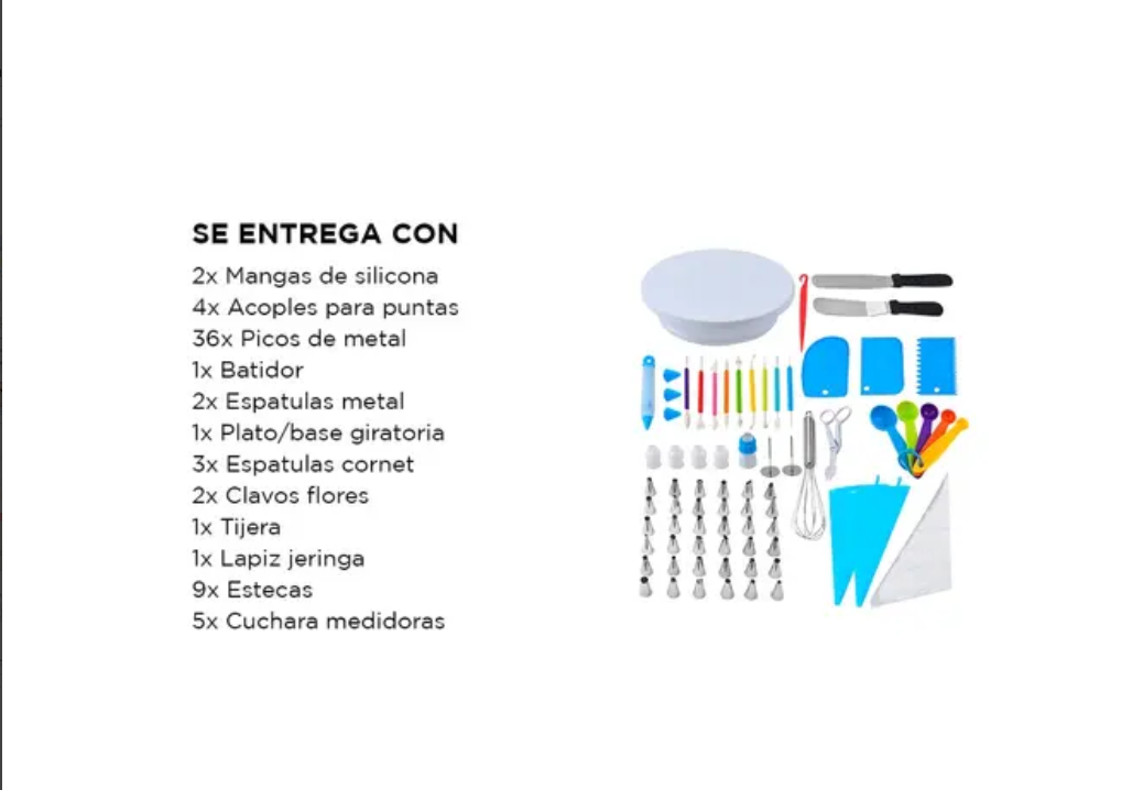 Kit Reposteria 66 Piezas