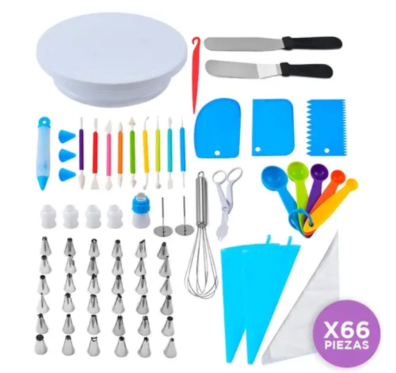 Kit Reposteria 66 Piezas